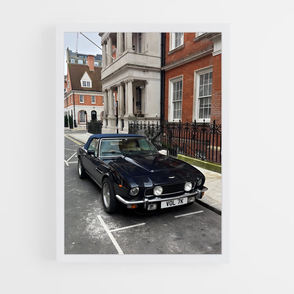 Poster V8 Elegance – affiche Aston Martin (vue 3)